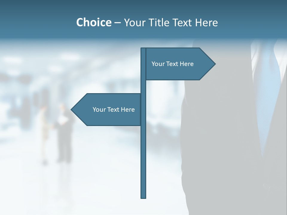 Bank Suit Manage PowerPoint Template