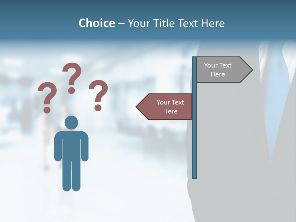 Bank Suit Manage PowerPoint Template