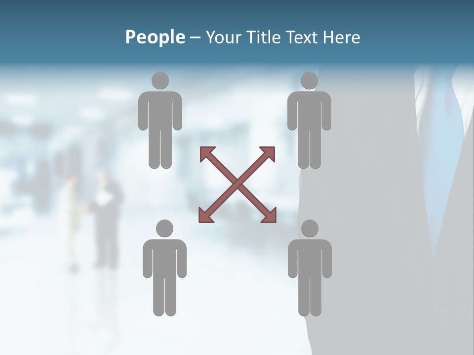 Bank Suit Manage PowerPoint Template