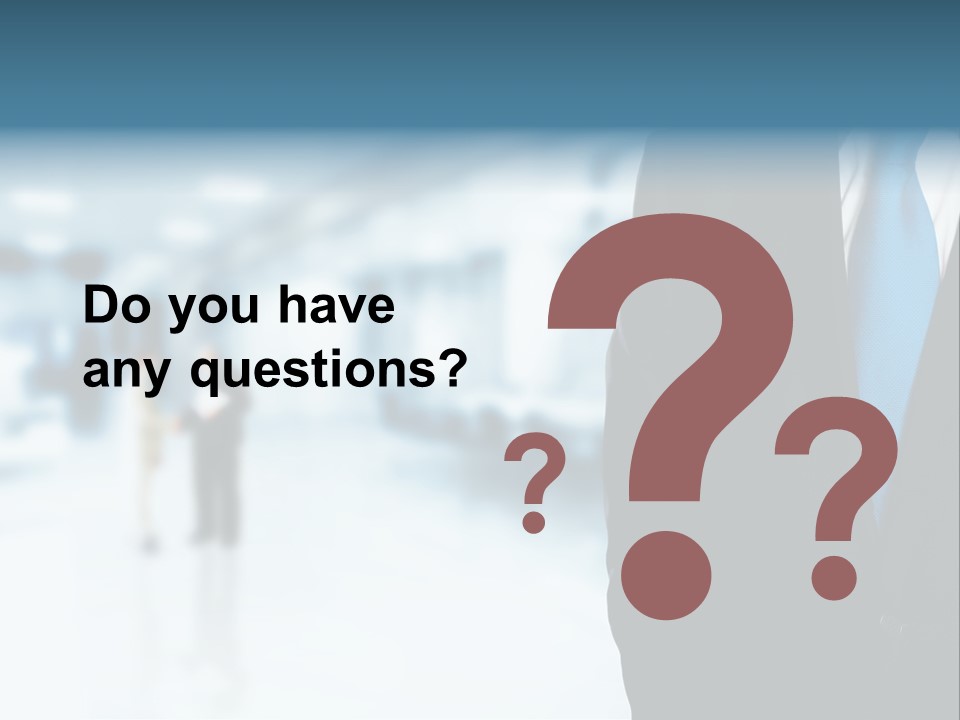 Bank Suit Manage PowerPoint Template