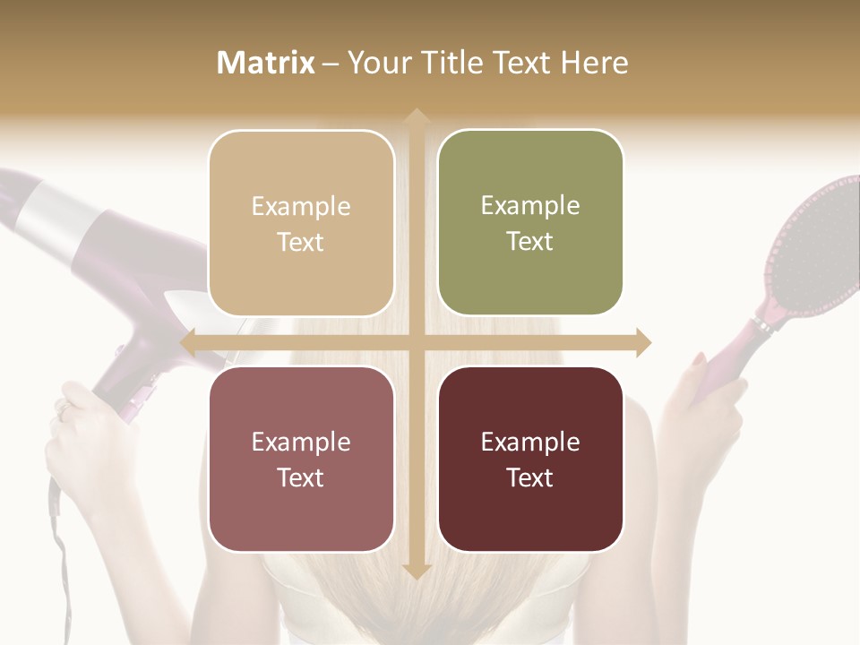 Beautician Beauty Stylist PowerPoint Template