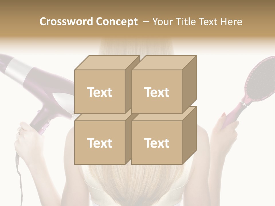 Beautician Beauty Stylist PowerPoint Template