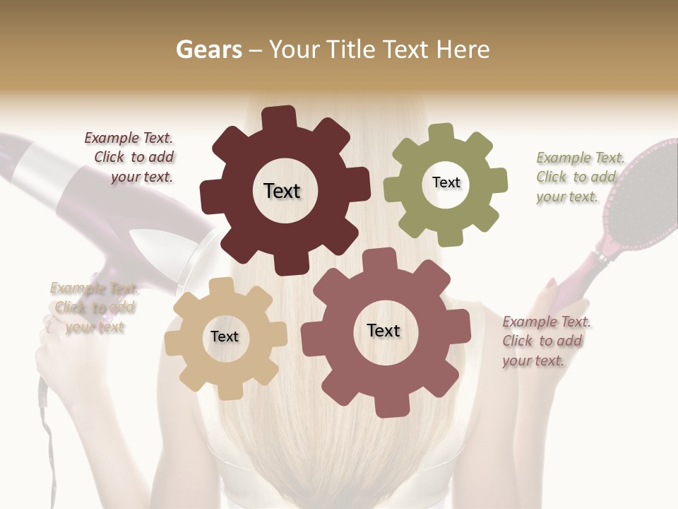 Beautician Beauty Stylist PowerPoint Template