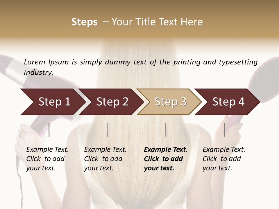 Beautician Beauty Stylist PowerPoint Template