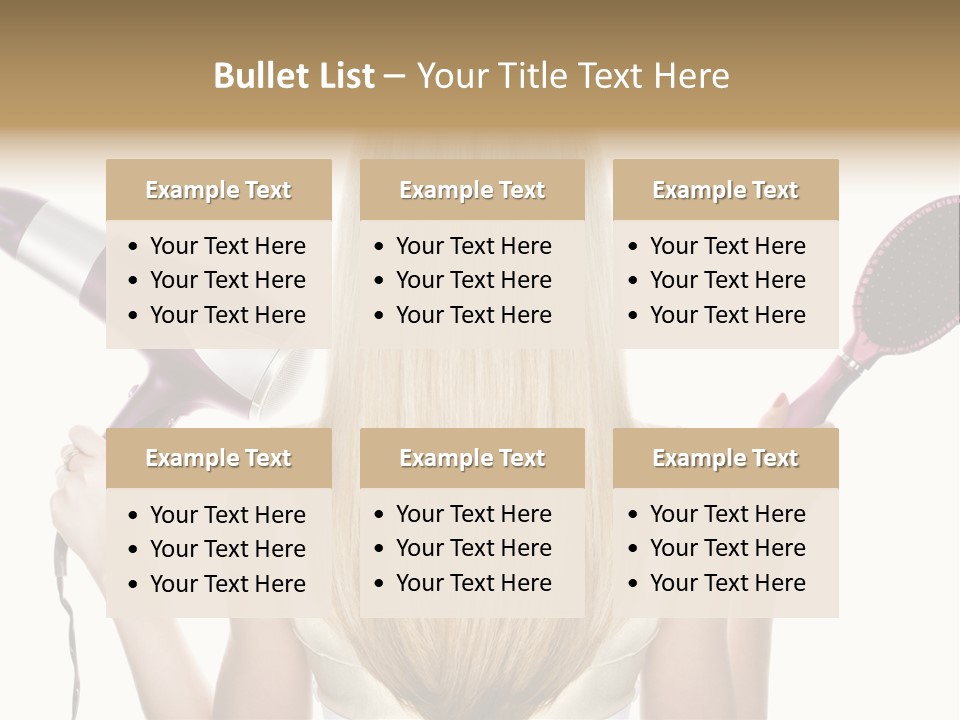 Beautician Beauty Stylist PowerPoint Template