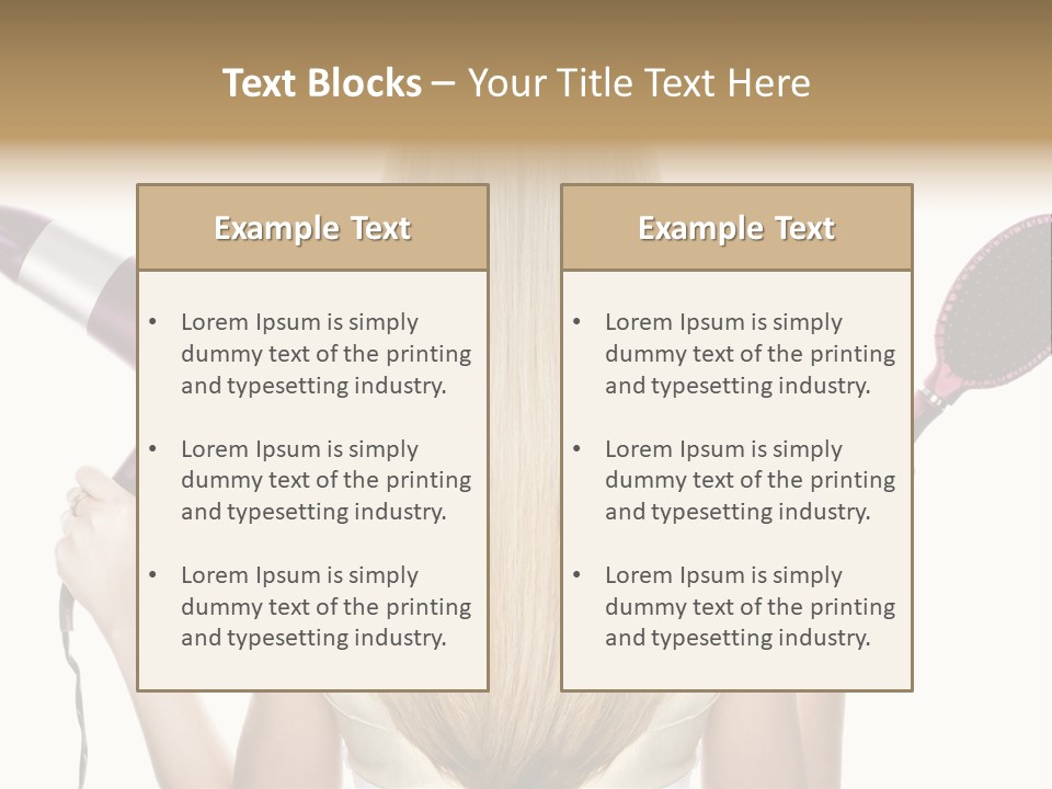 Beautician Beauty Stylist PowerPoint Template