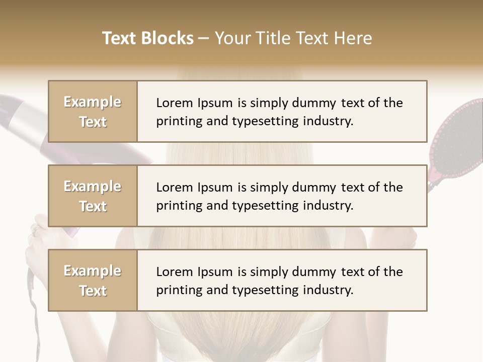 Beautician Beauty Stylist PowerPoint Template