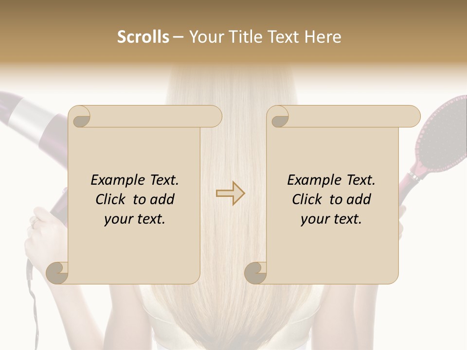 Beautician Beauty Stylist PowerPoint Template