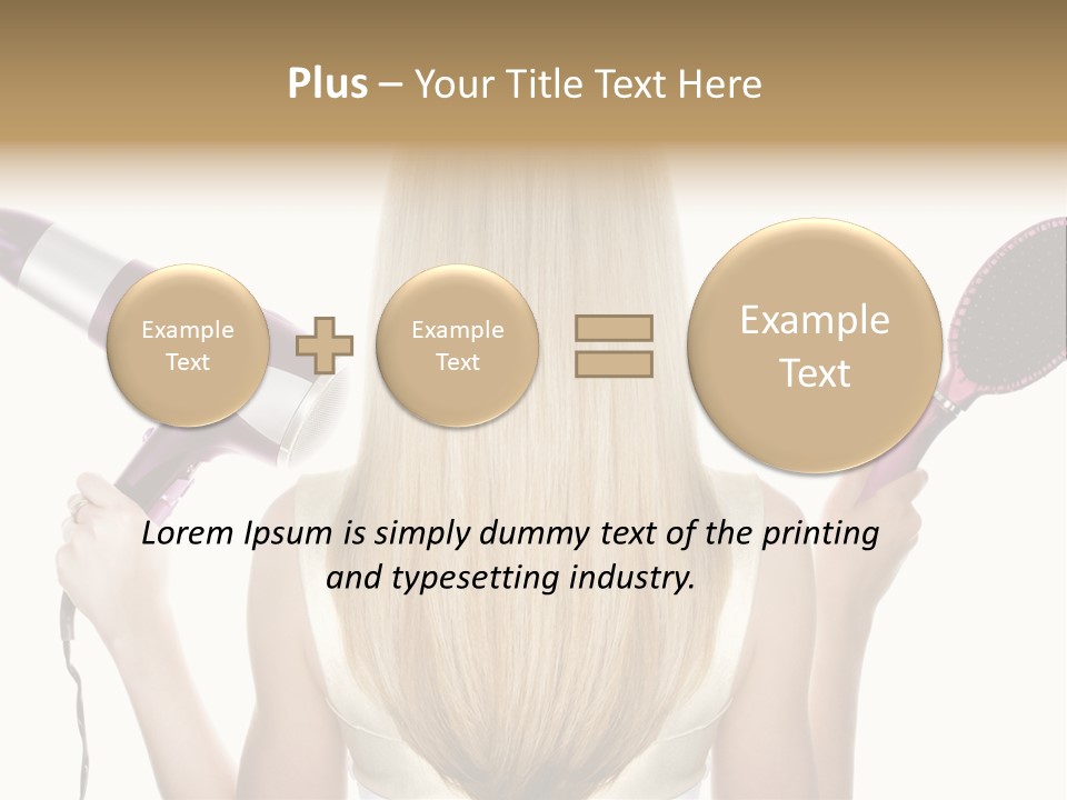 Beautician Beauty Stylist PowerPoint Template