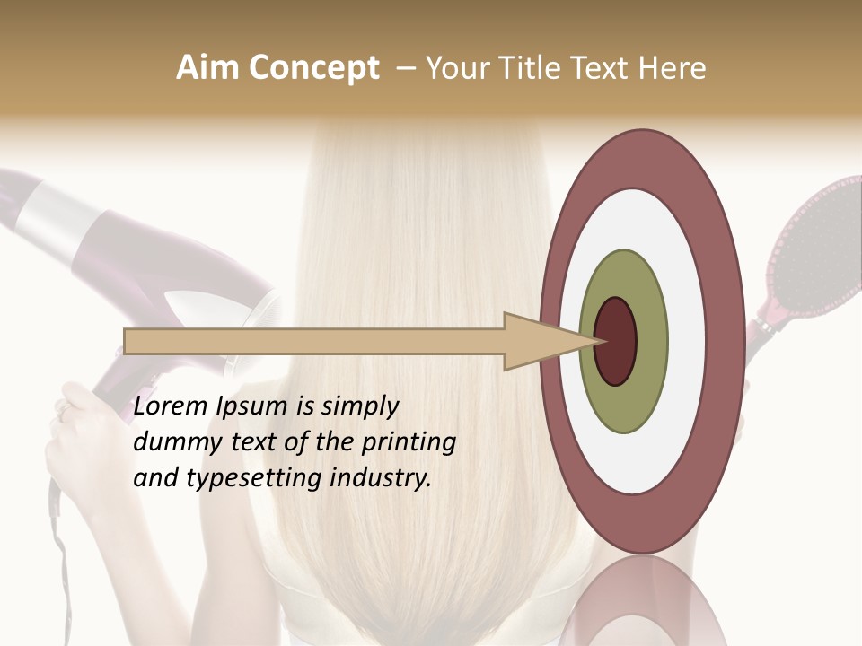 Beautician Beauty Stylist PowerPoint Template