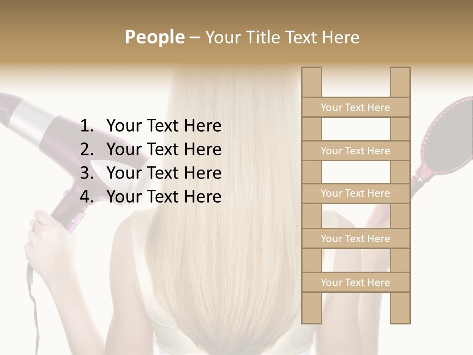 Beautician Beauty Stylist PowerPoint Template