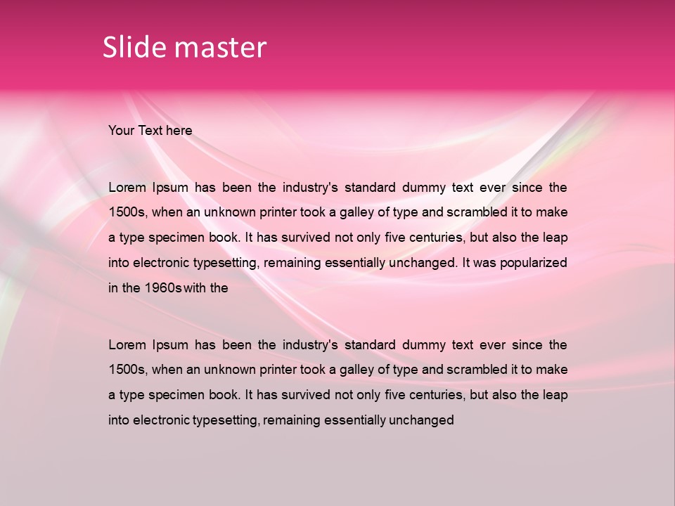 Blue Fantasy Design PowerPoint Template