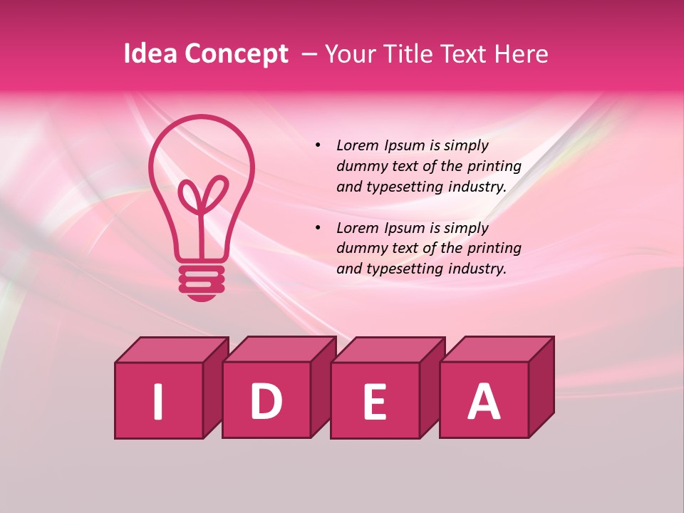 Blue Fantasy Design PowerPoint Template
