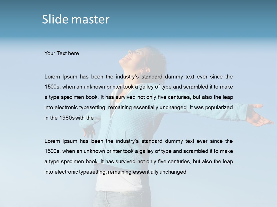Sky Wide Leisure PowerPoint Template