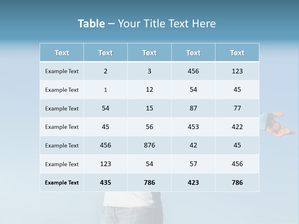 Sky Wide Leisure PowerPoint Template