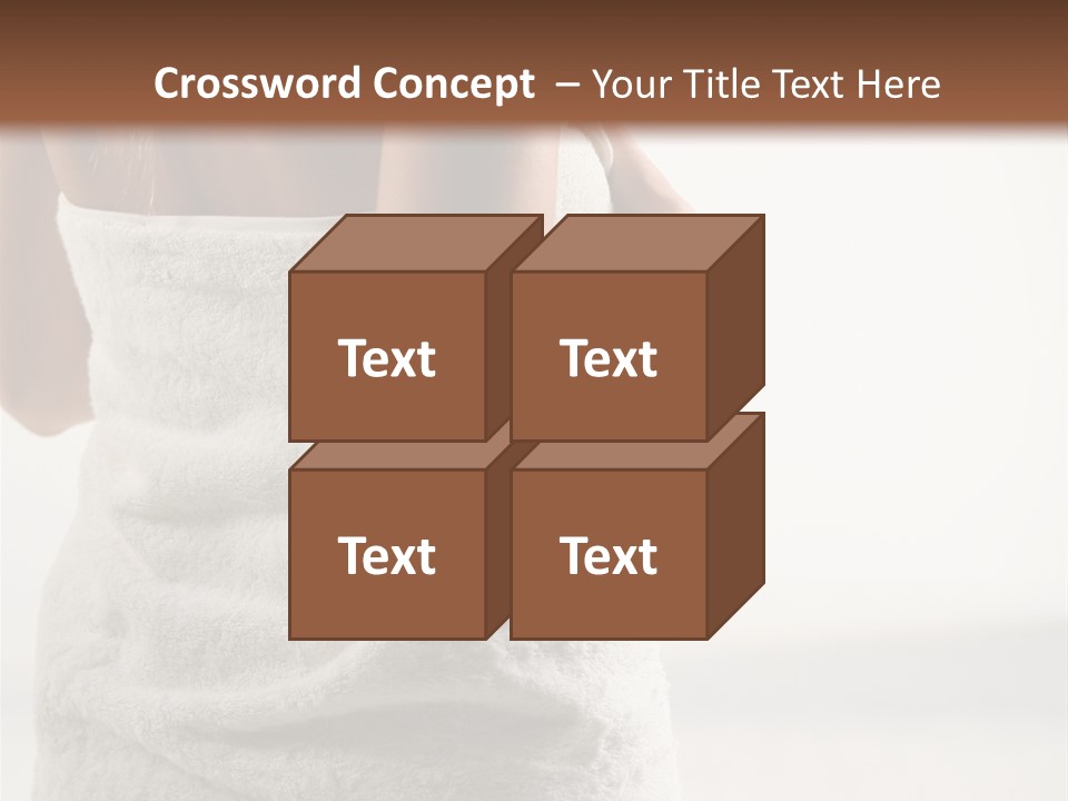 Spa Massage Wool PowerPoint Template