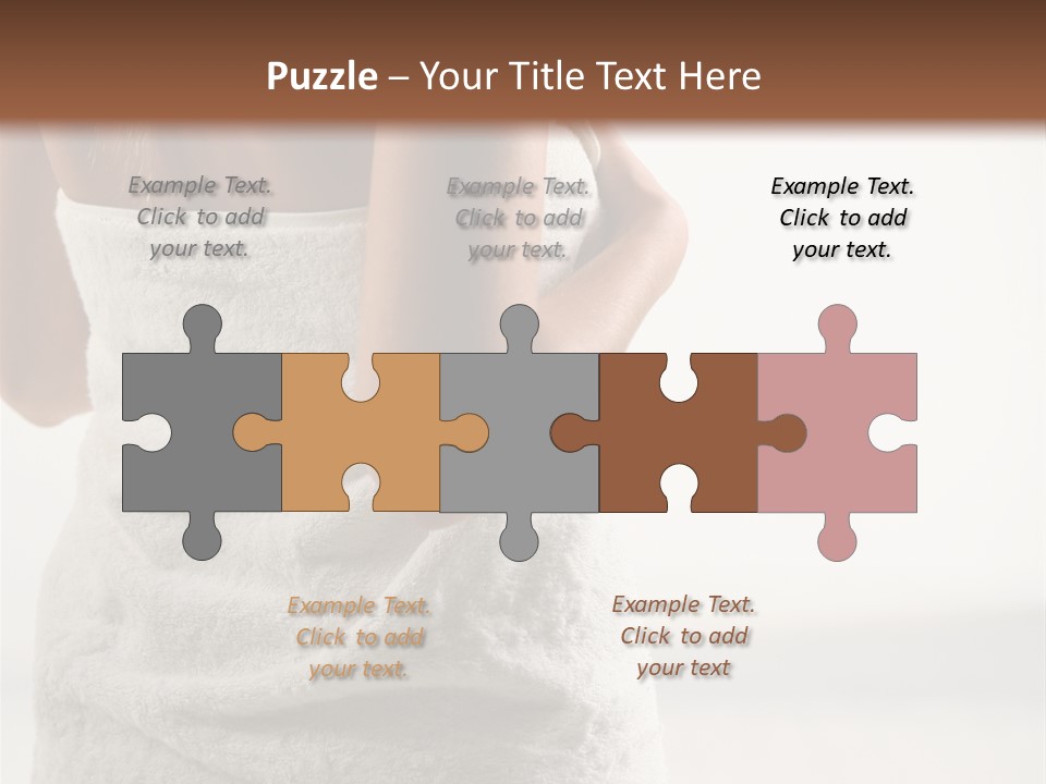 Spa Massage Wool PowerPoint Template