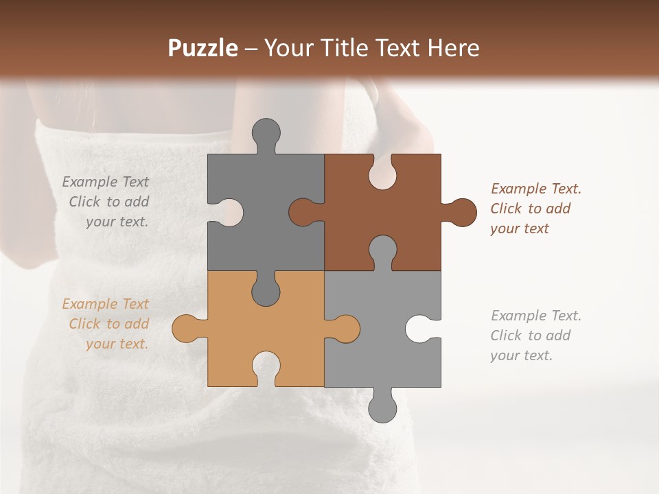 Spa Massage Wool PowerPoint Template