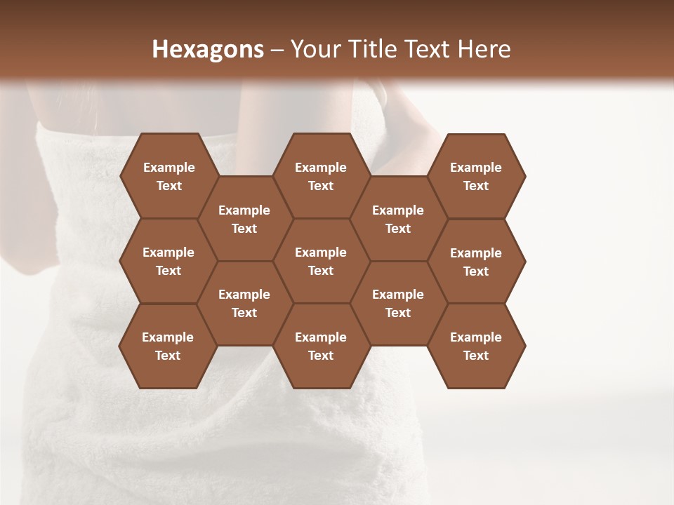 Spa Massage Wool PowerPoint Template