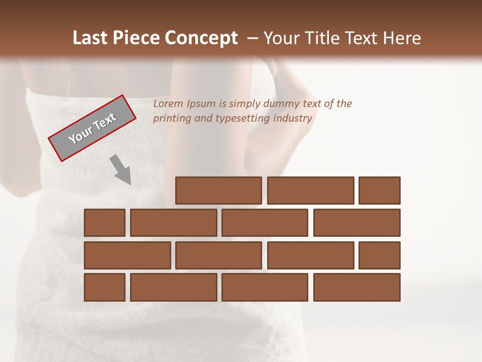 Spa Massage Wool PowerPoint Template