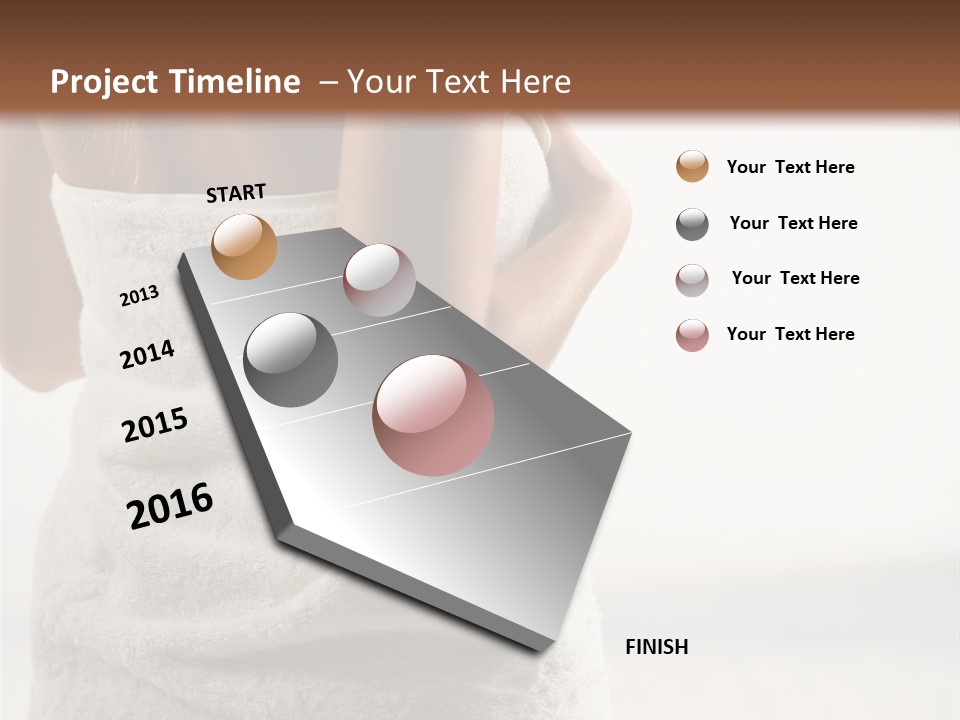 Spa Massage Wool PowerPoint Template