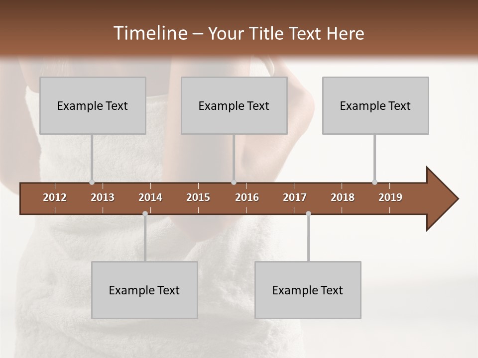 Spa Massage Wool PowerPoint Template