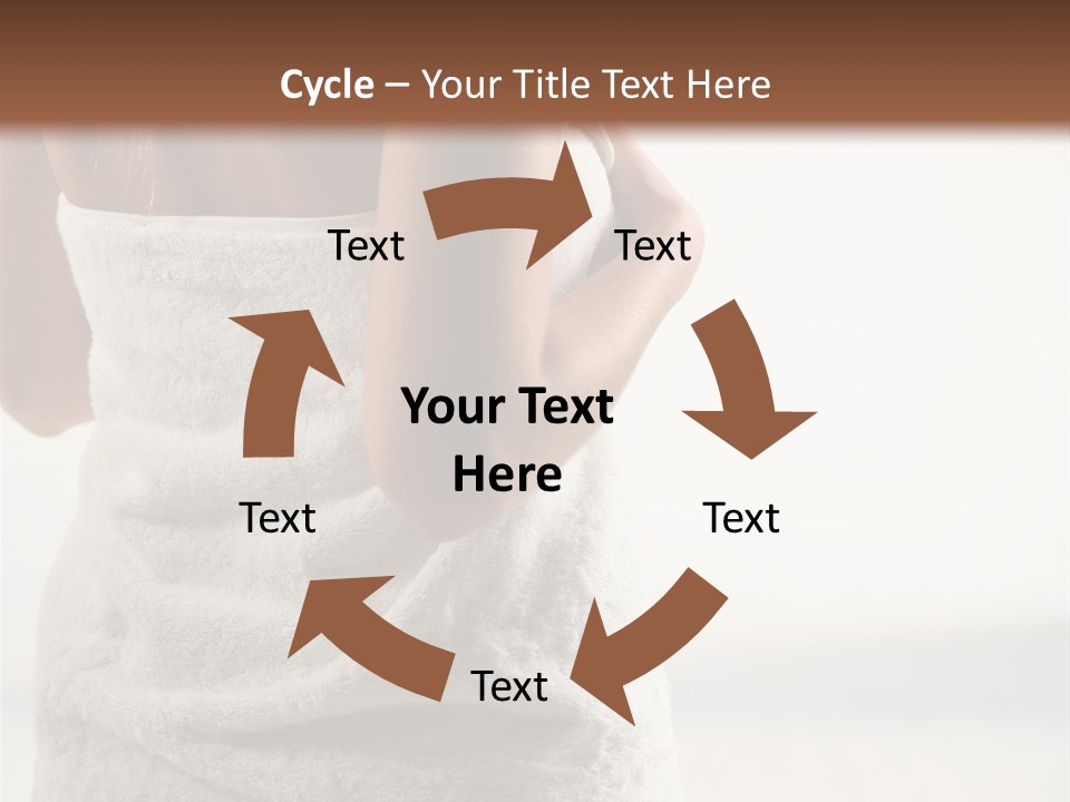 Spa Massage Wool PowerPoint Template