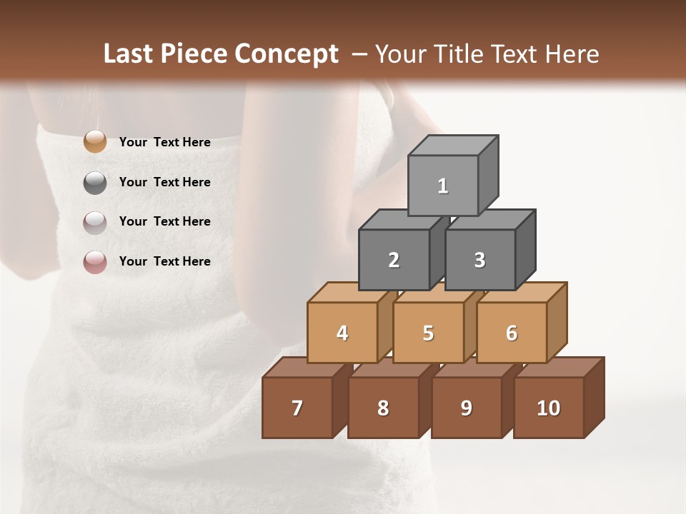 Spa Massage Wool PowerPoint Template