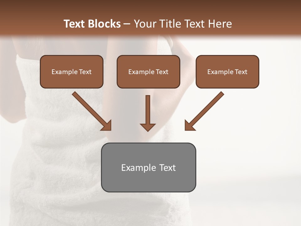 Spa Massage Wool PowerPoint Template