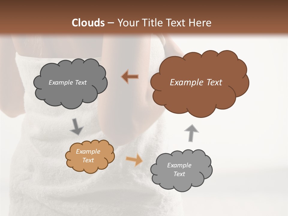 Spa Massage Wool PowerPoint Template