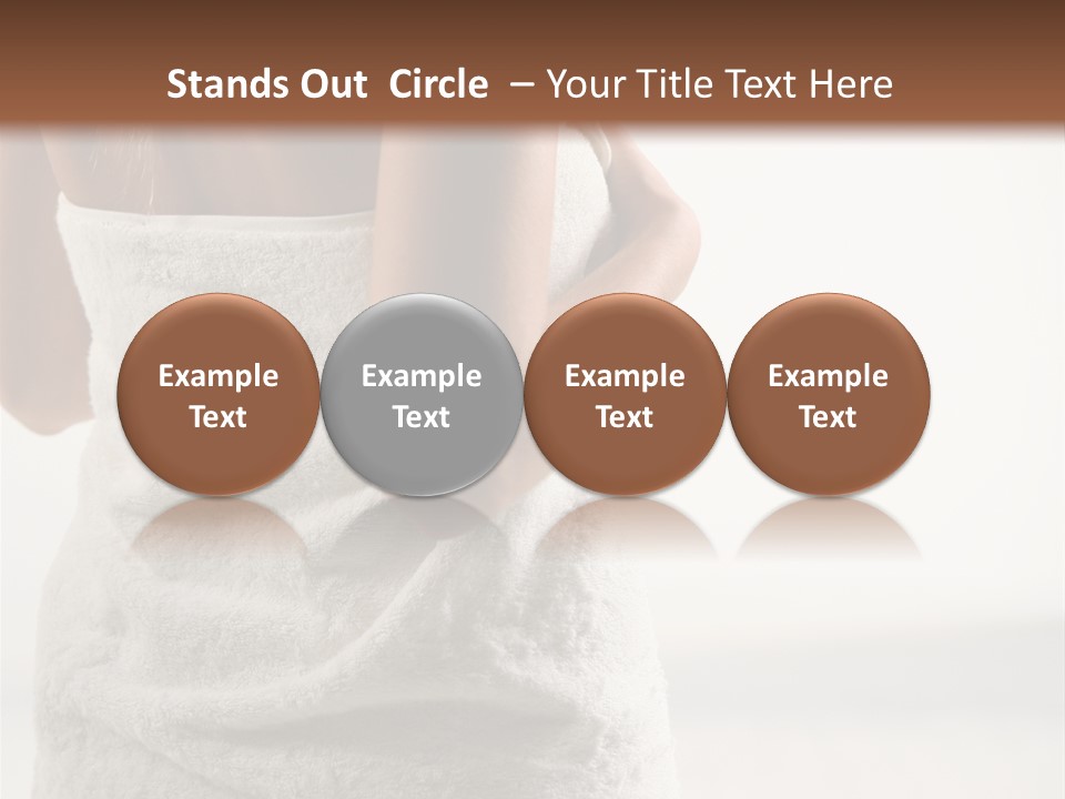 Spa Massage Wool PowerPoint Template