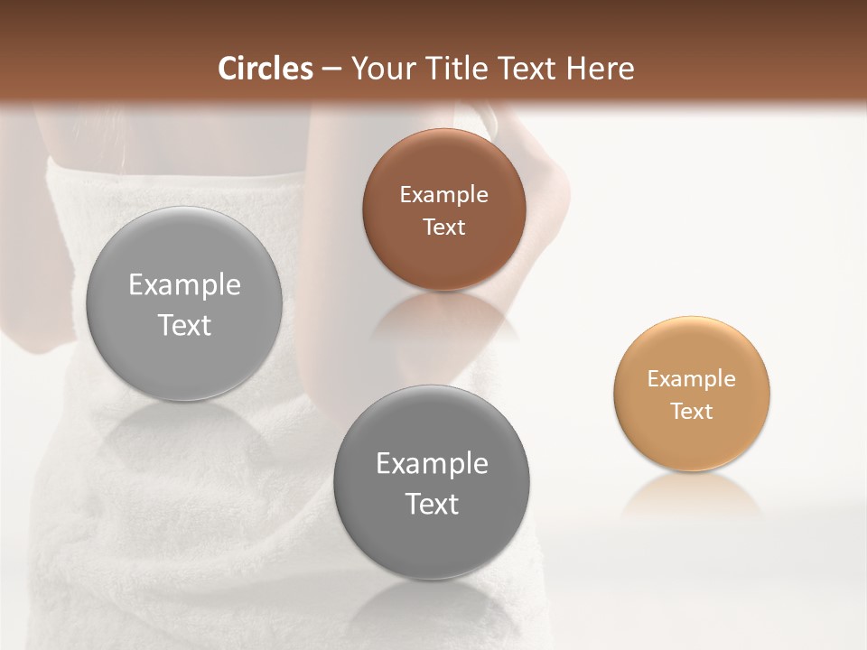 Spa Massage Wool PowerPoint Template