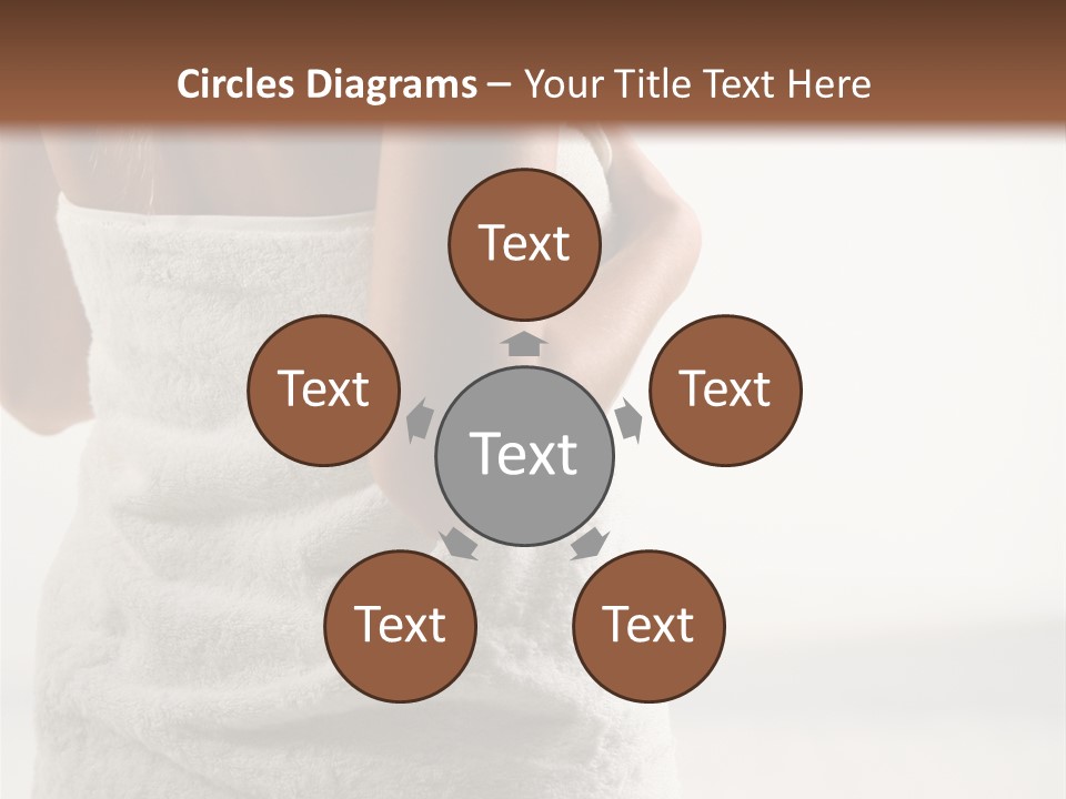 Spa Massage Wool PowerPoint Template