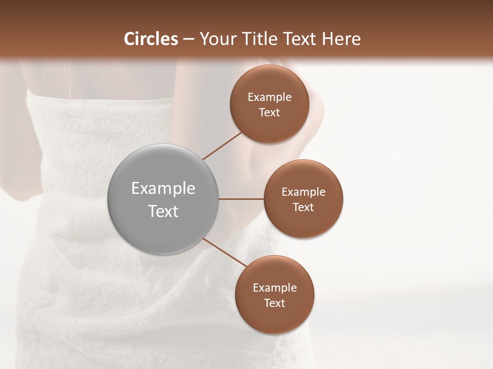 Spa Massage Wool PowerPoint Template