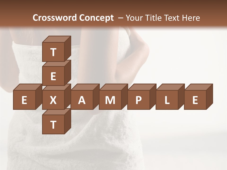 Spa Massage Wool PowerPoint Template