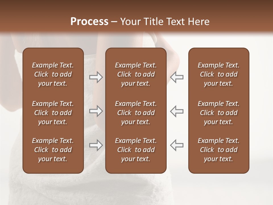 Spa Massage Wool PowerPoint Template