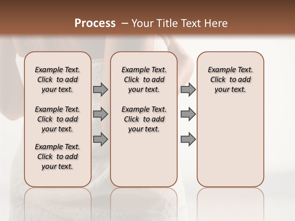 Spa Massage Wool PowerPoint Template