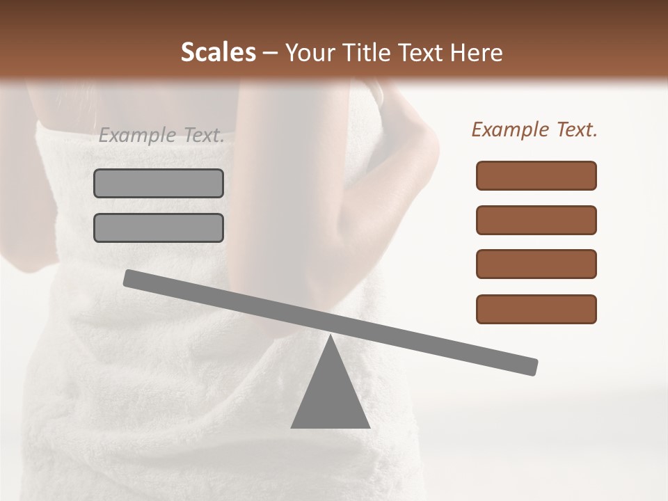 Spa Massage Wool PowerPoint Template