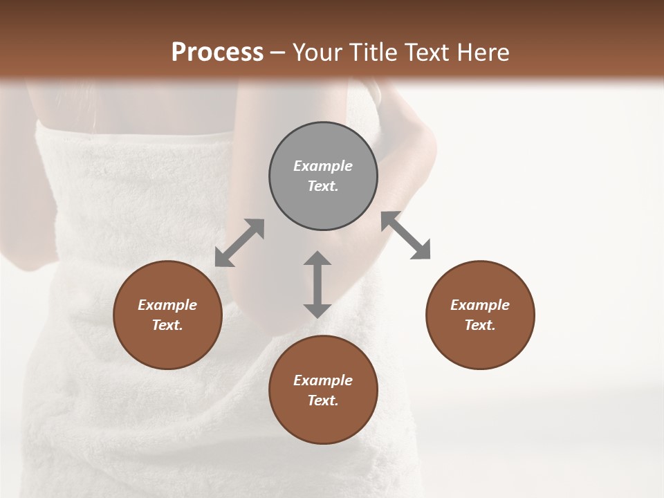 Spa Massage Wool PowerPoint Template