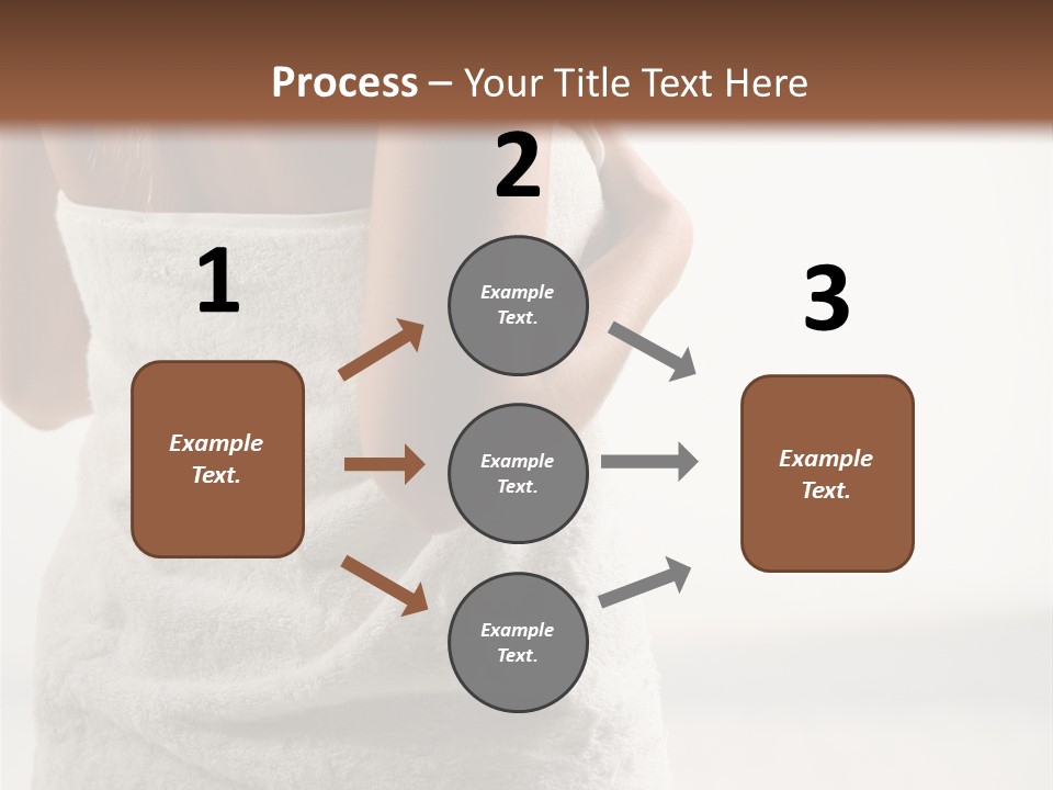 Spa Massage Wool PowerPoint Template