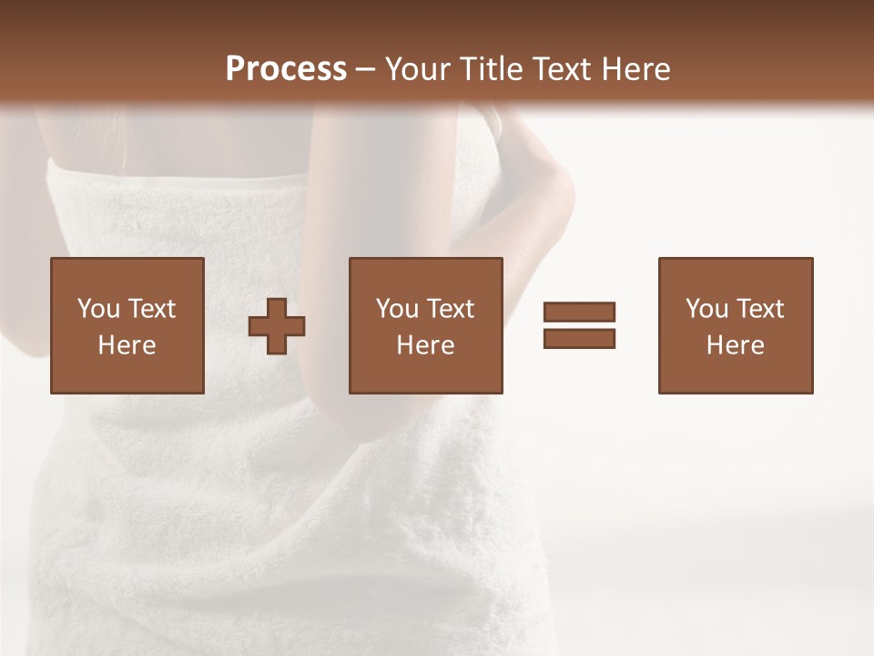 Spa Massage Wool PowerPoint Template