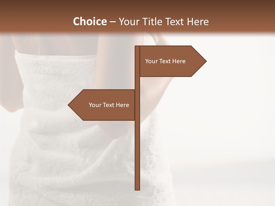 Spa Massage Wool PowerPoint Template