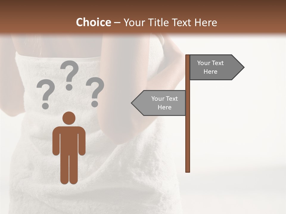 Spa Massage Wool PowerPoint Template