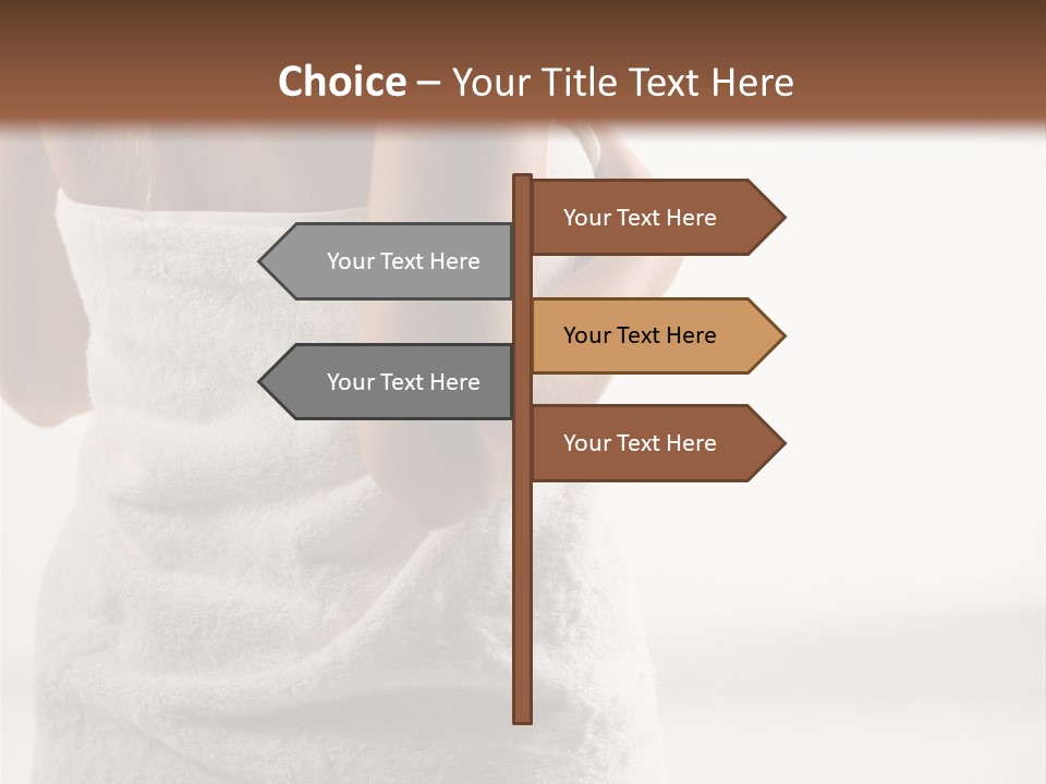 Spa Massage Wool PowerPoint Template