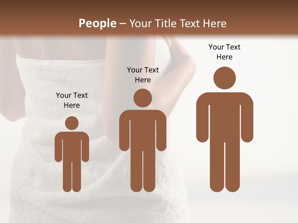 Spa Massage Wool PowerPoint Template