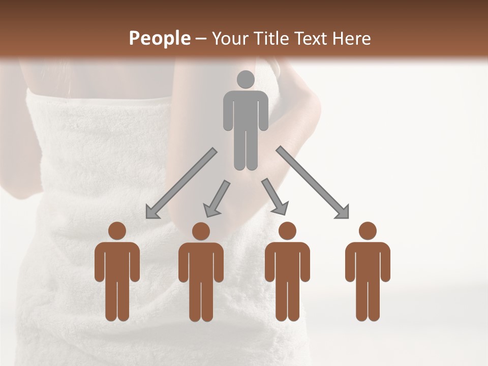 Spa Massage Wool PowerPoint Template