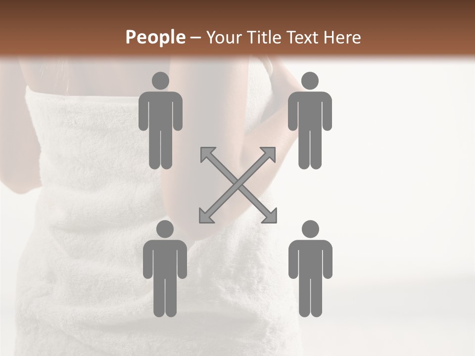 Spa Massage Wool PowerPoint Template