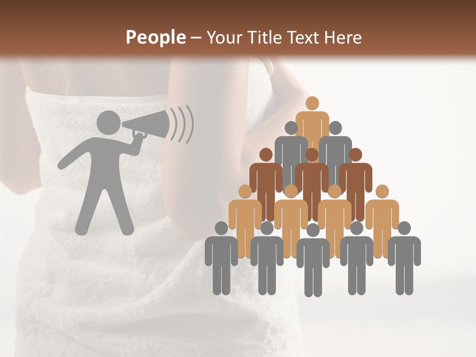 Spa Massage Wool PowerPoint Template