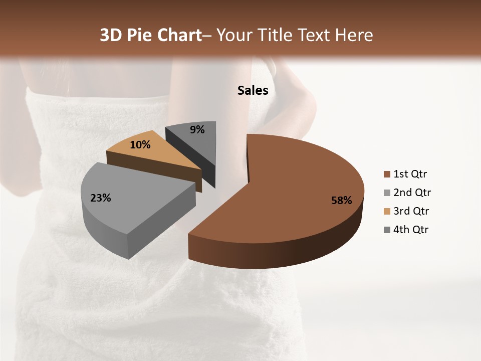 Spa Massage Wool PowerPoint Template