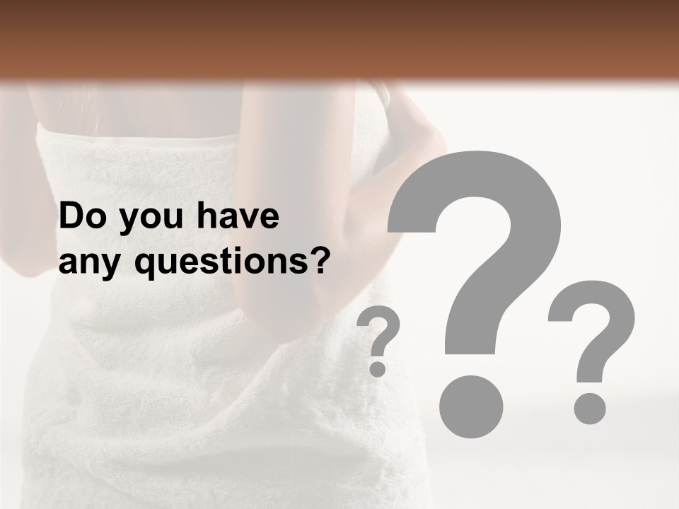 Spa Massage Wool PowerPoint Template